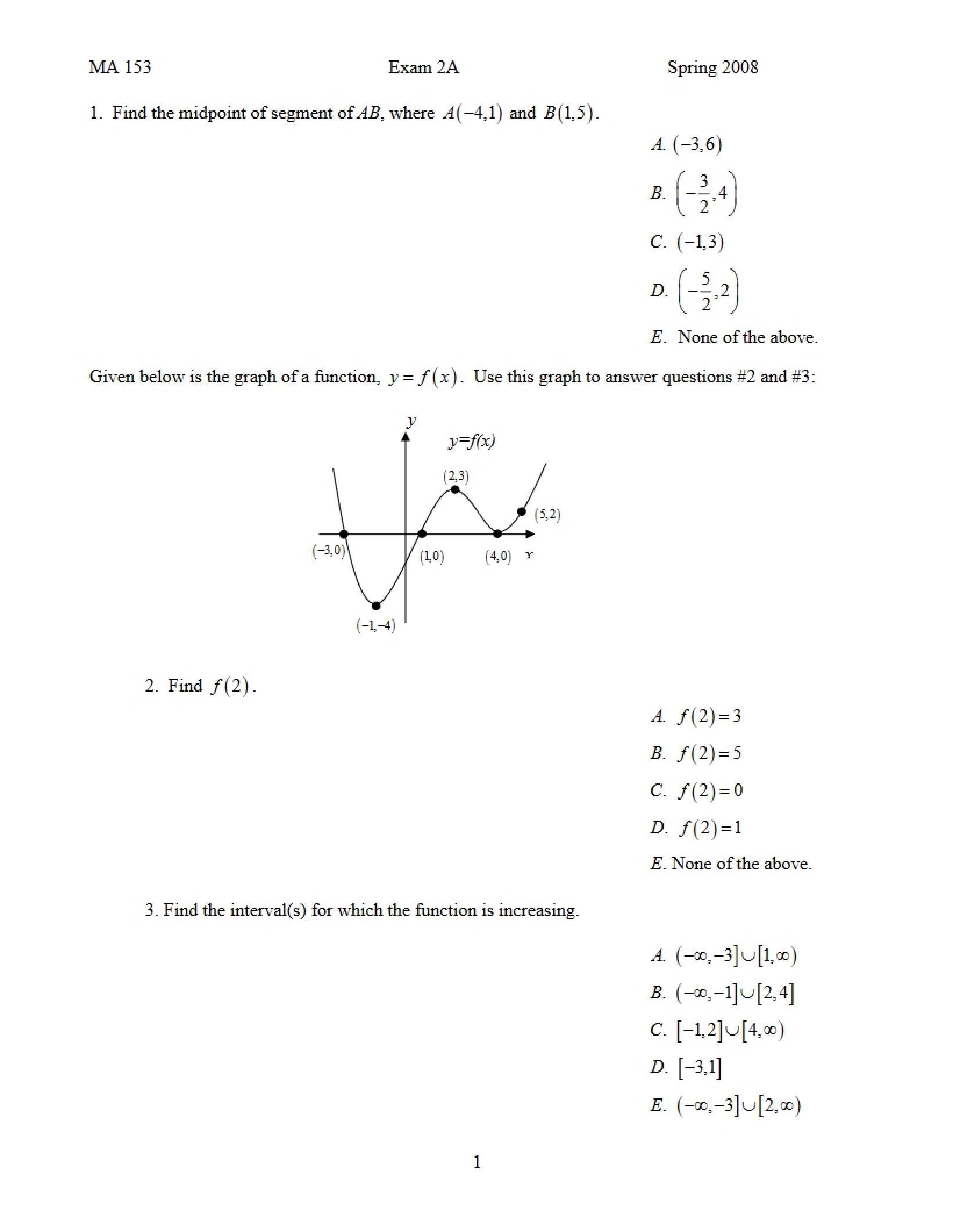 Examination 2