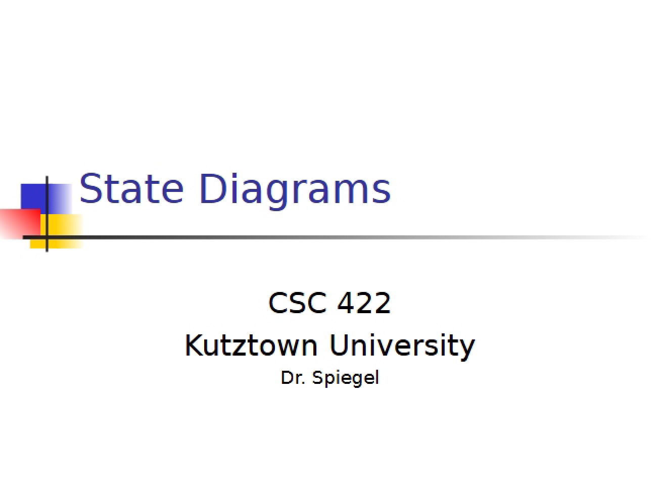 Creating and Using State Diagrams in OOP