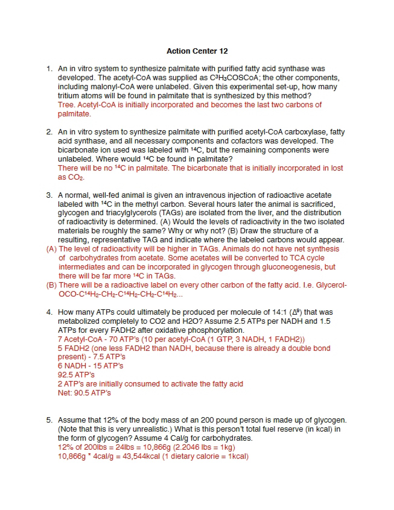Key for Action 12