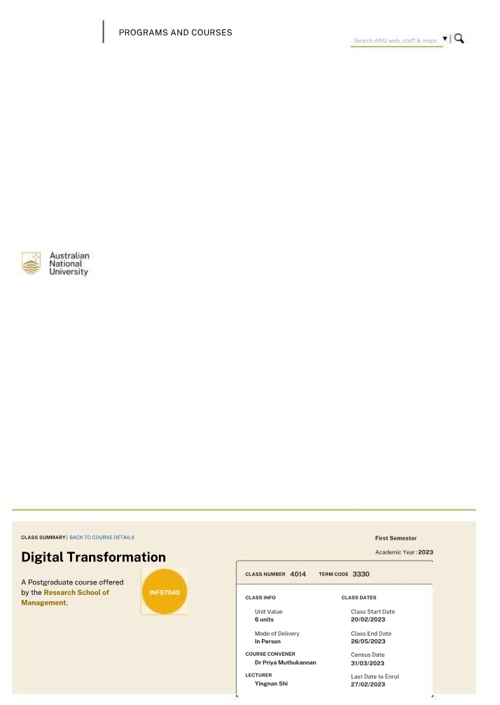 Digital Transformation - Business Models, Strategies, and Impact