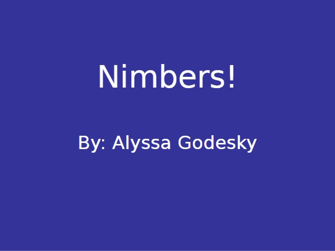 Nimbers Game Theory