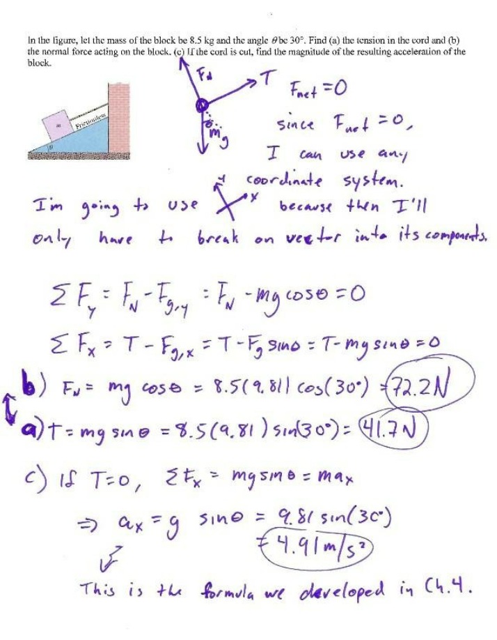 PHYS 200 - Physics Problem Solutions
