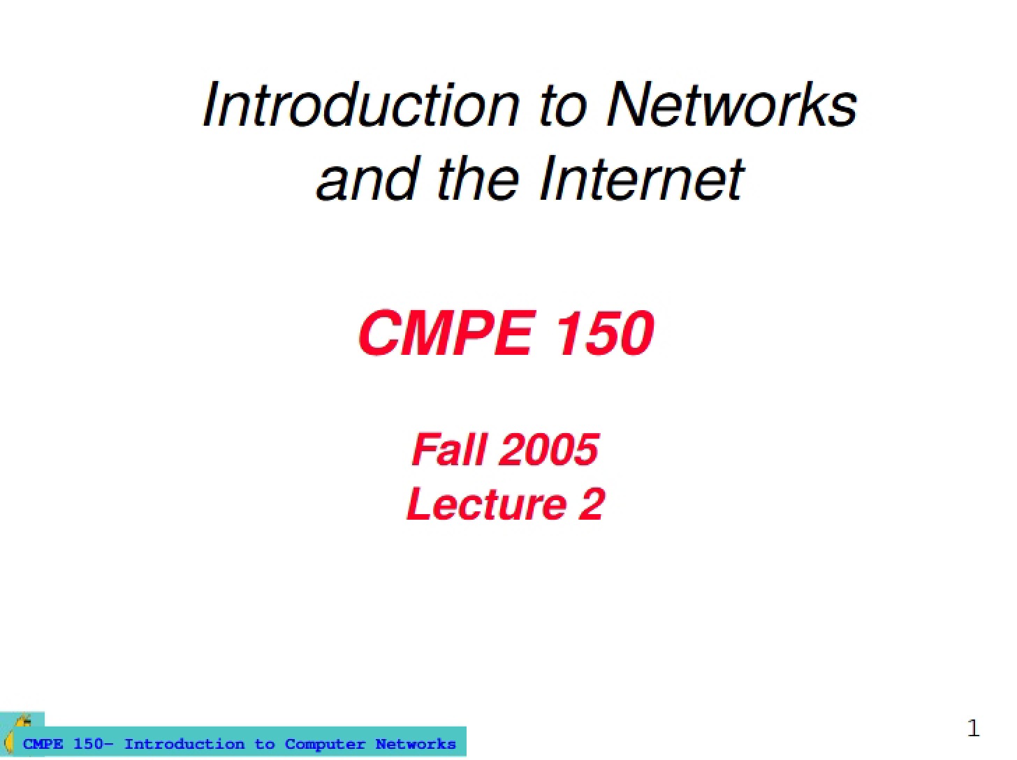 Notes Lecture 2