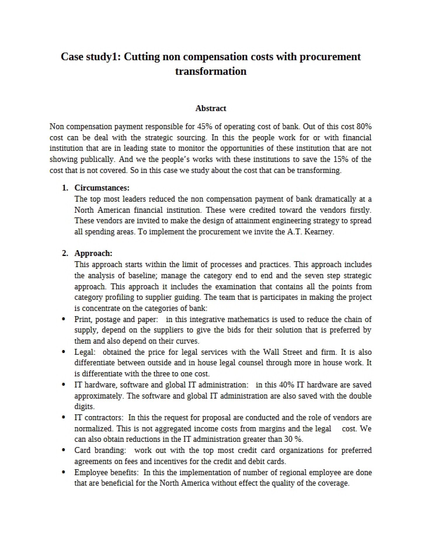 Initial Clinical Case Analysis