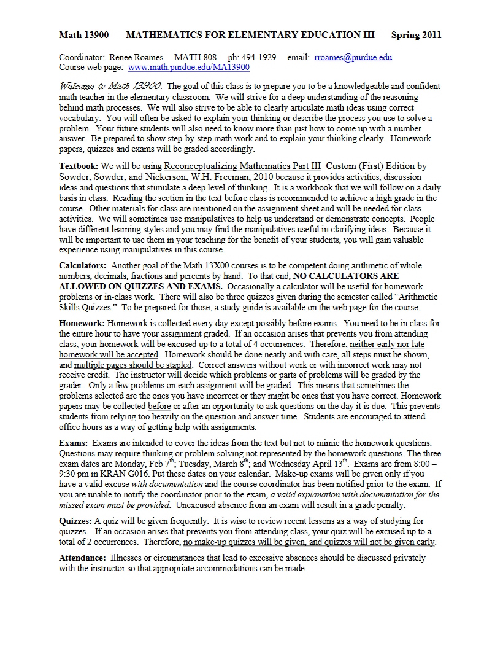 Rules and Regulations