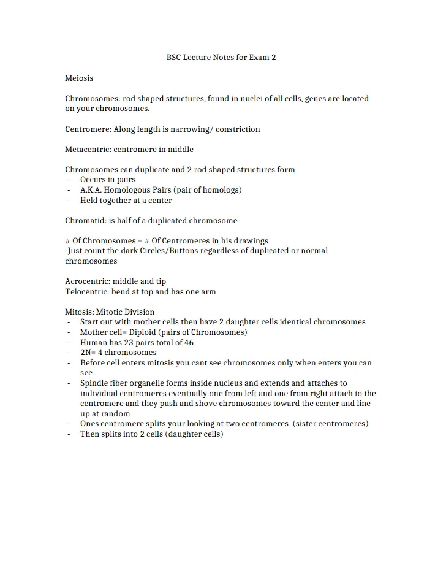Second Exam