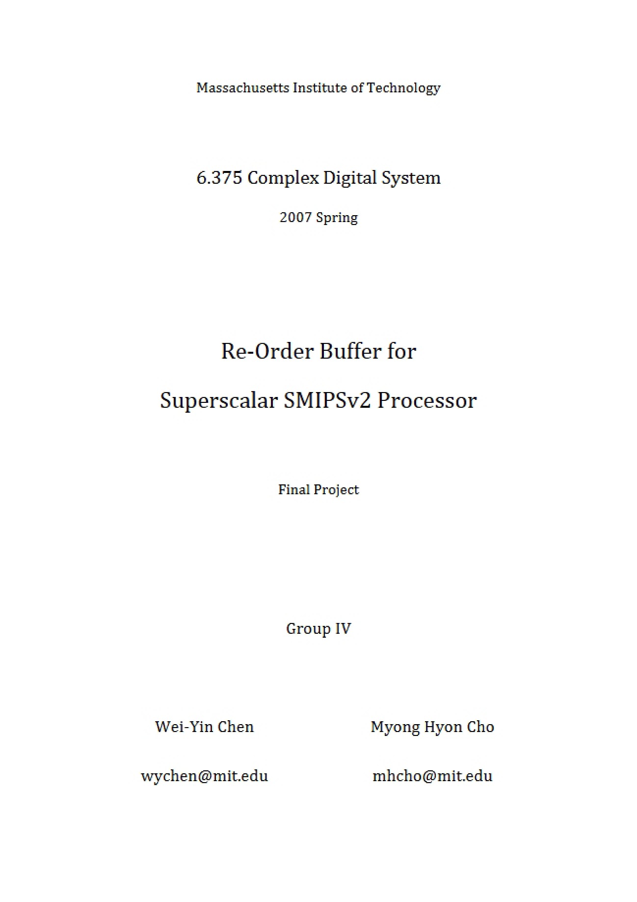 Guide for Digital Systems Study