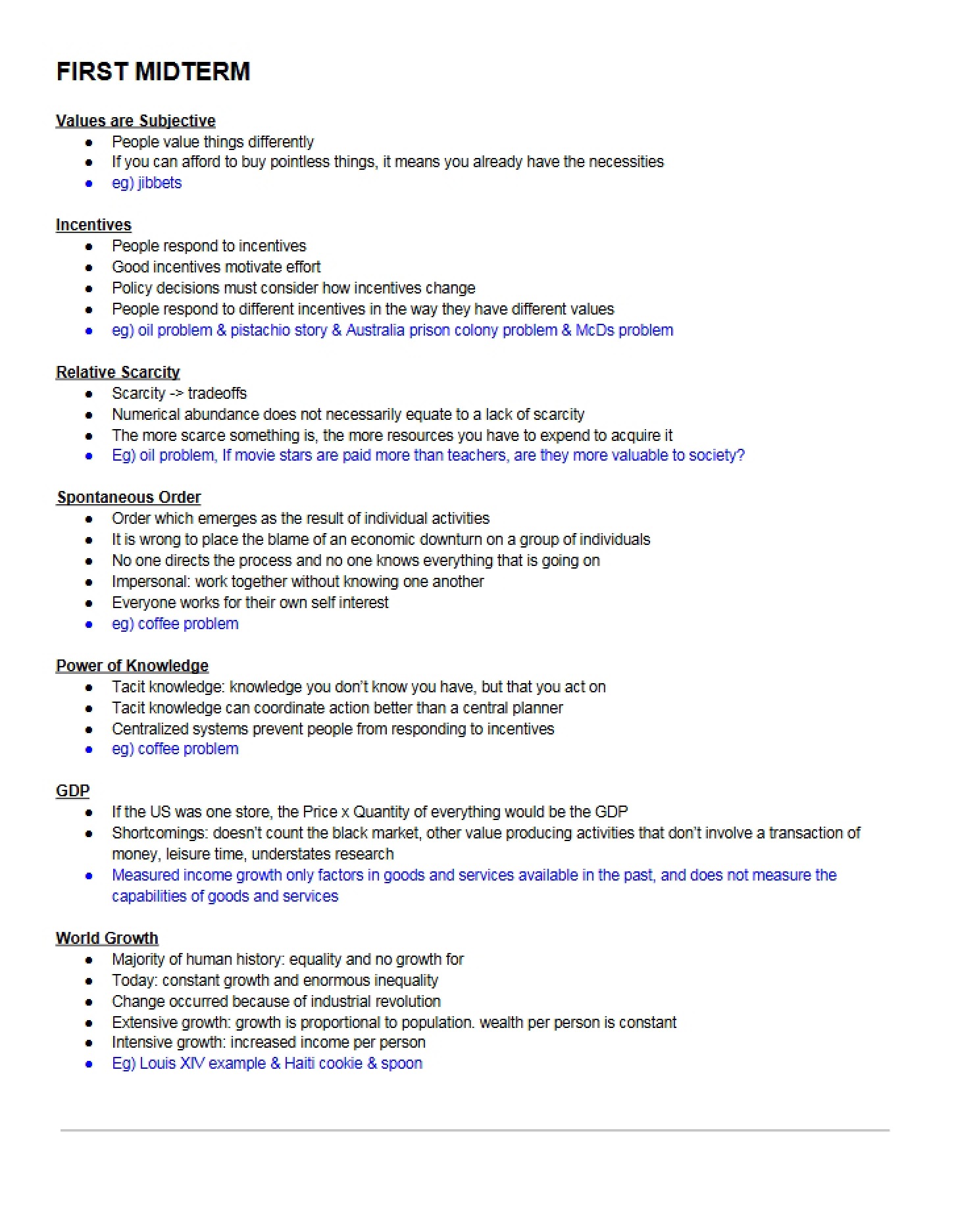 Guide for Studying