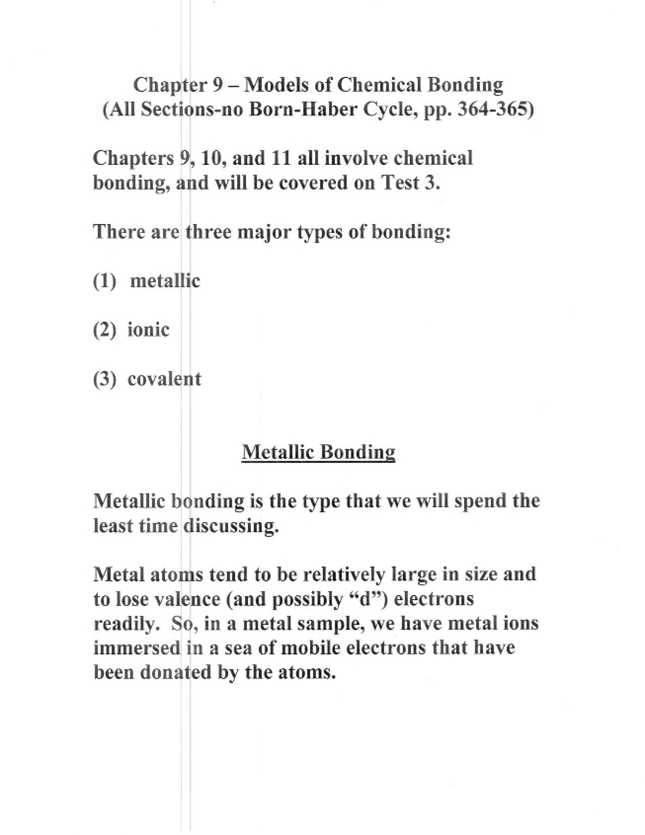 Class Notes