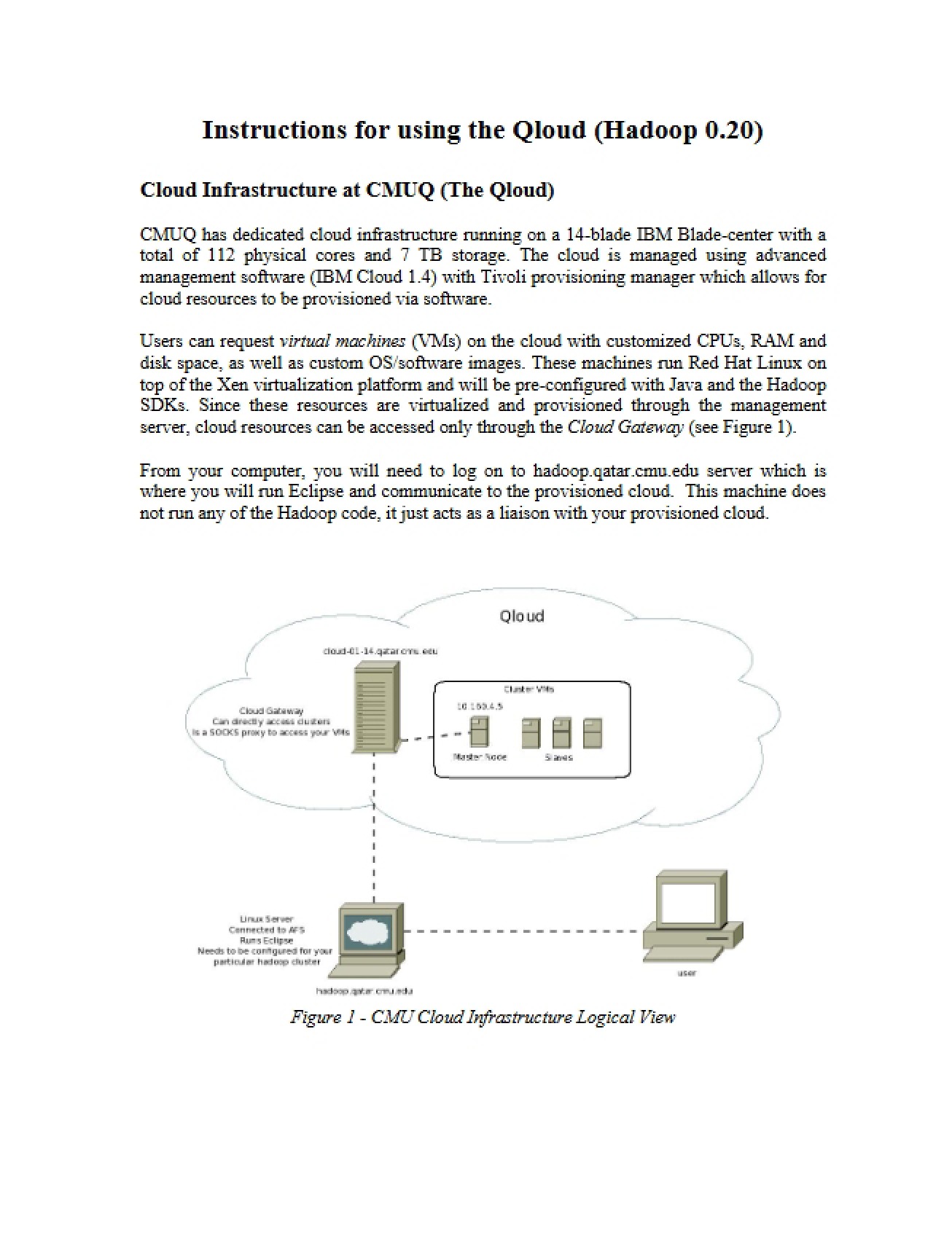 Qloud Usage Instructions