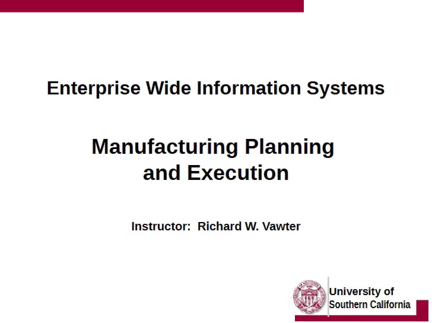 Manufacturing Processes