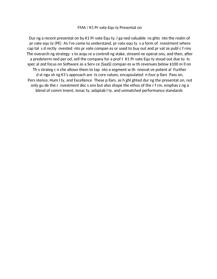Security Analysis - FMA Document