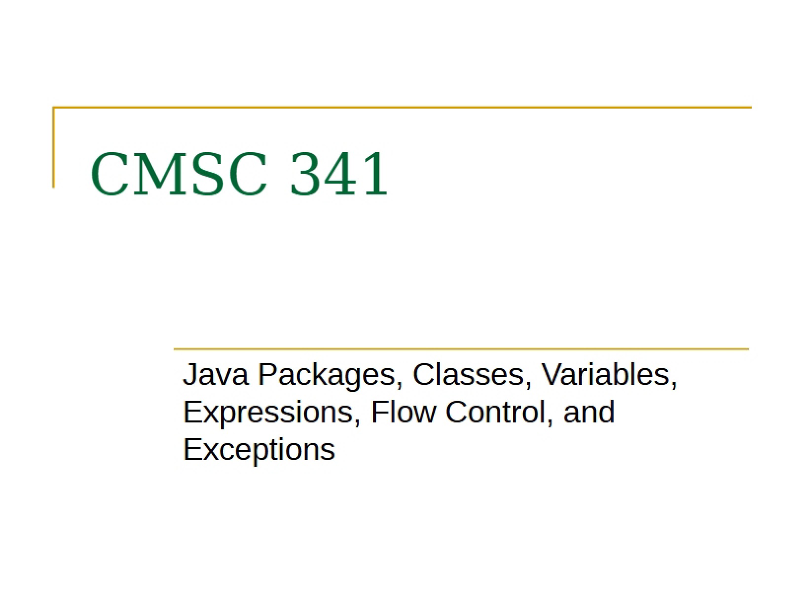 Java Programming
