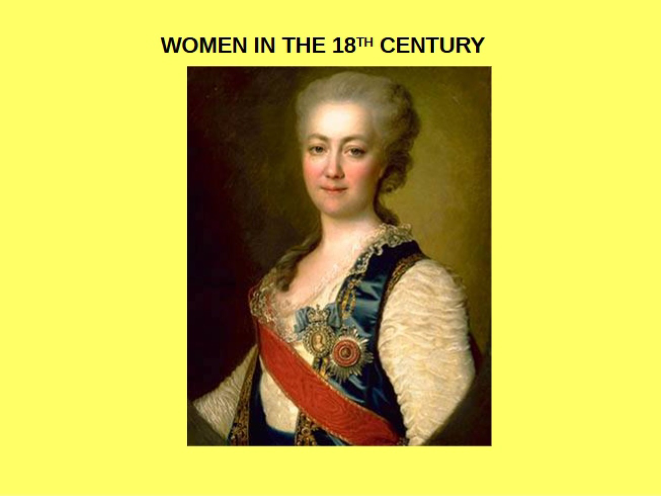Women in the 18th Century