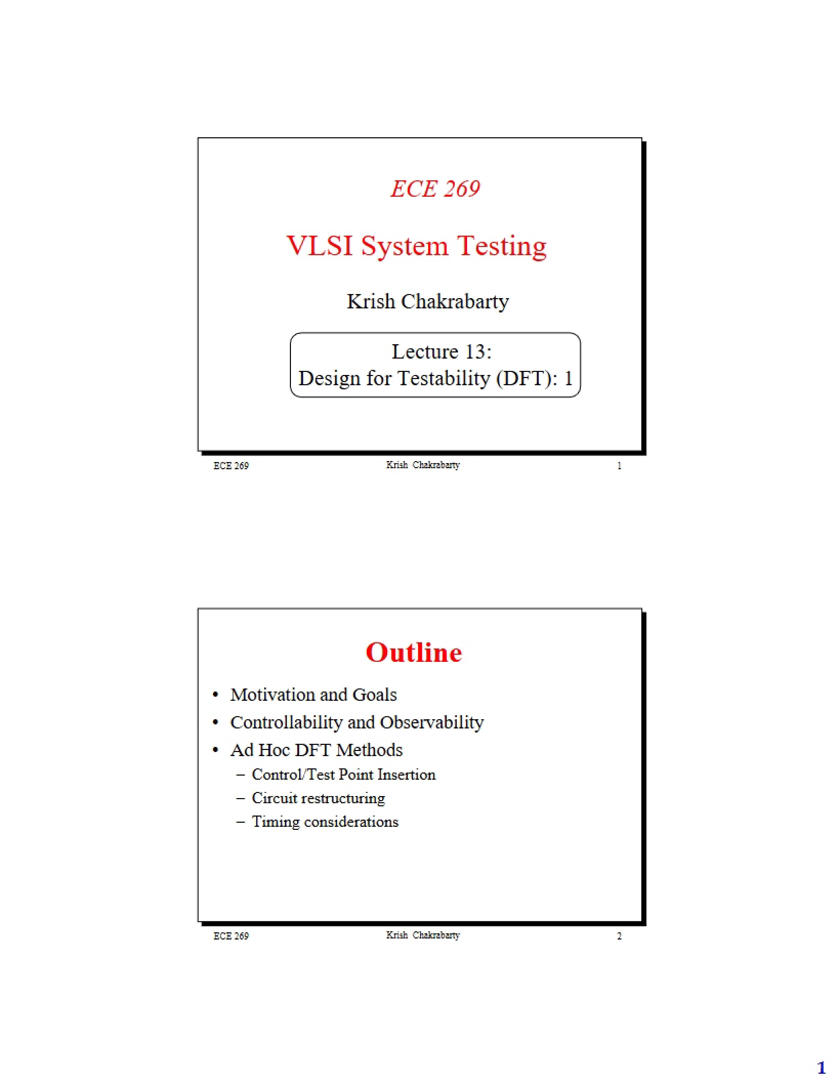 Session 13 Lecture