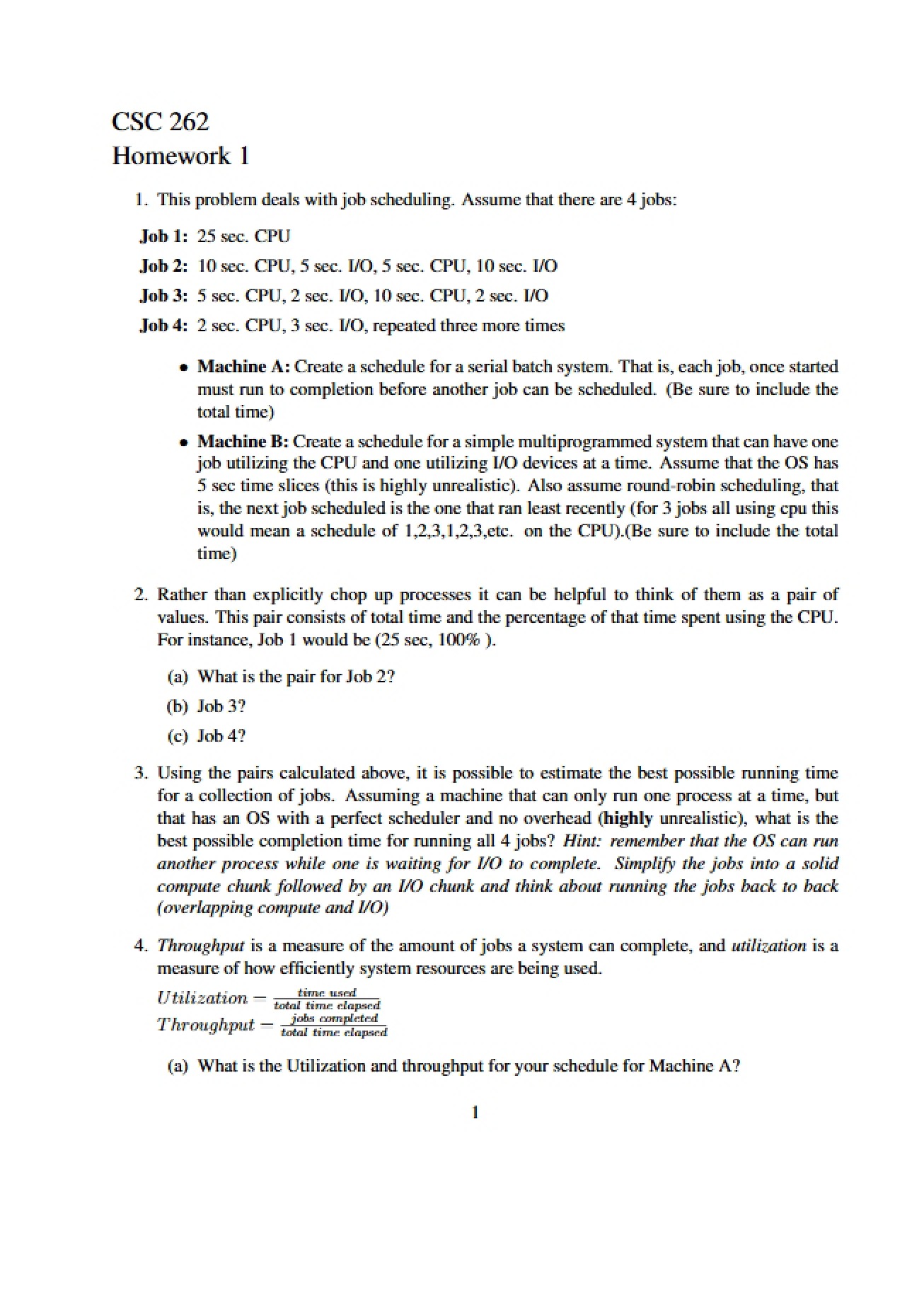 OS Homework