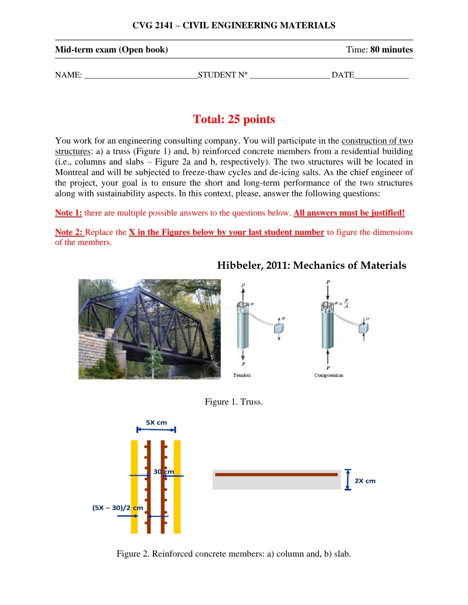 Mid-term Exam - CVG 2141