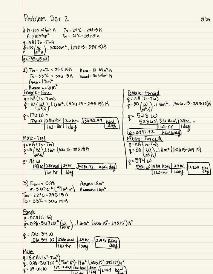 Solutions for Problem Set 2