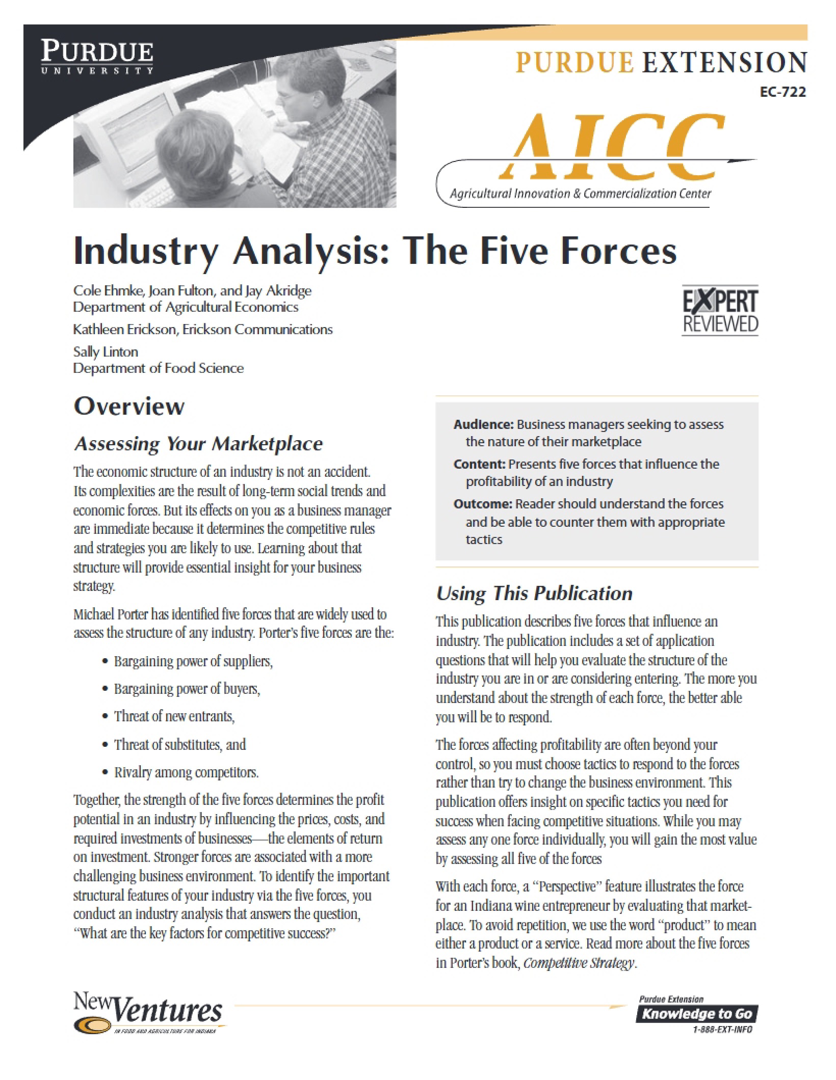 Five Forces Industry Analysis