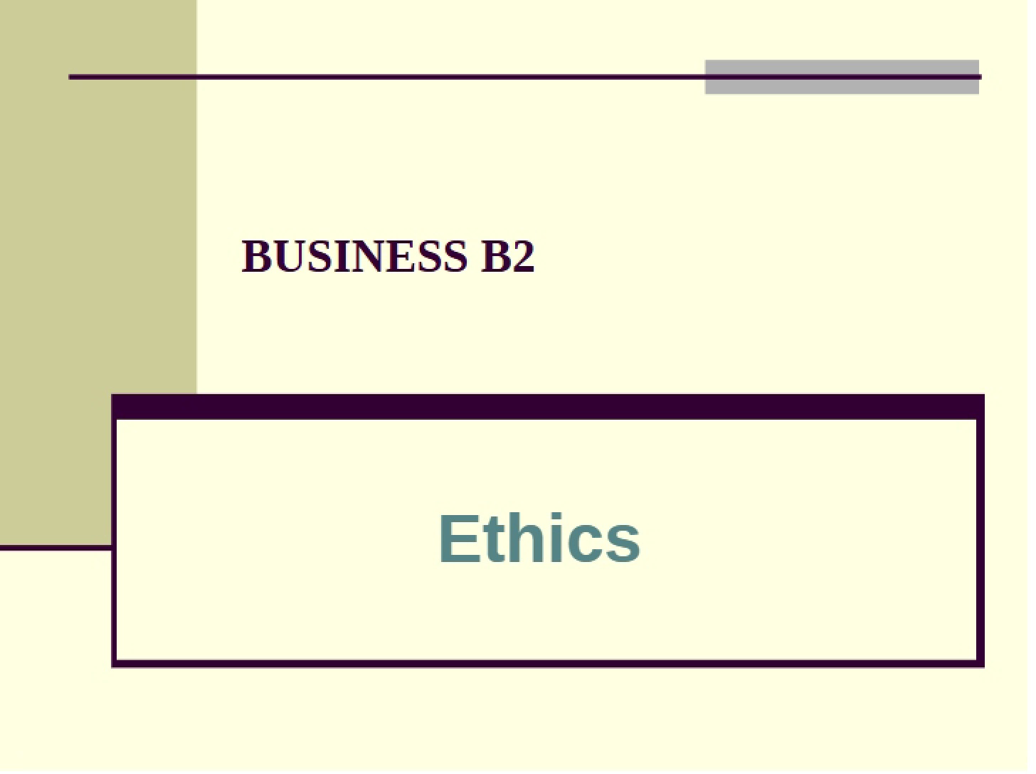 Ethical Principles and Standards