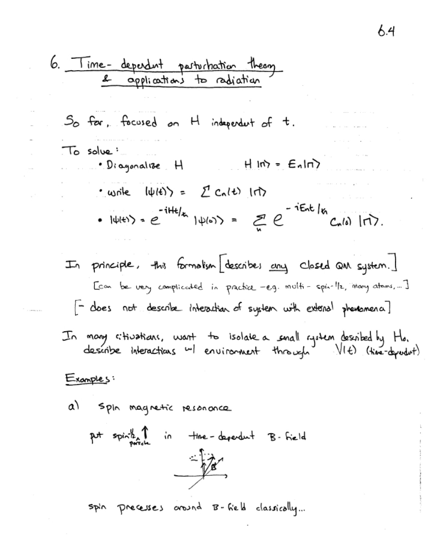 Instructional Notes