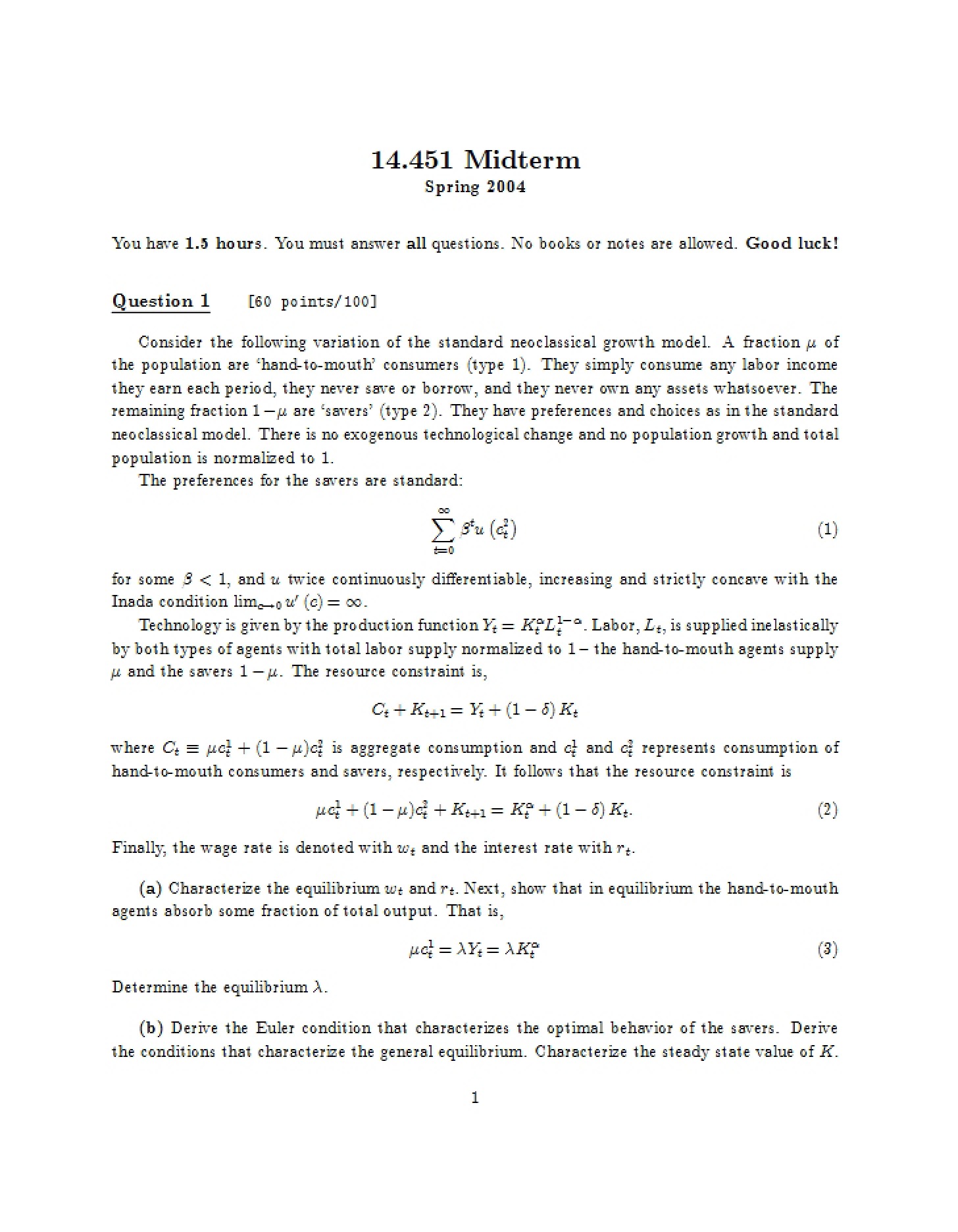 Midterm Assessment