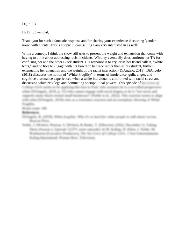 White Fragility in Sex Lives of College Girls