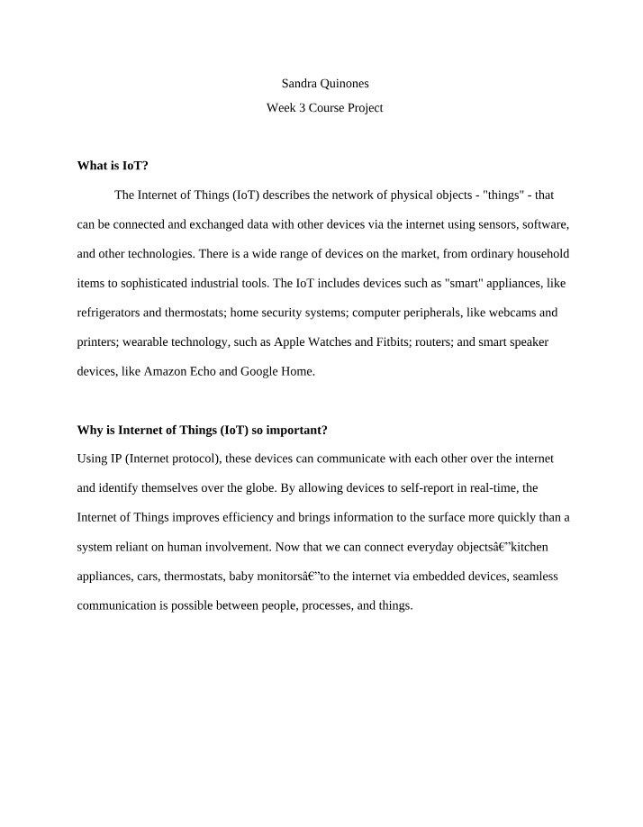 What is IoT The Importance of the Internet of Things