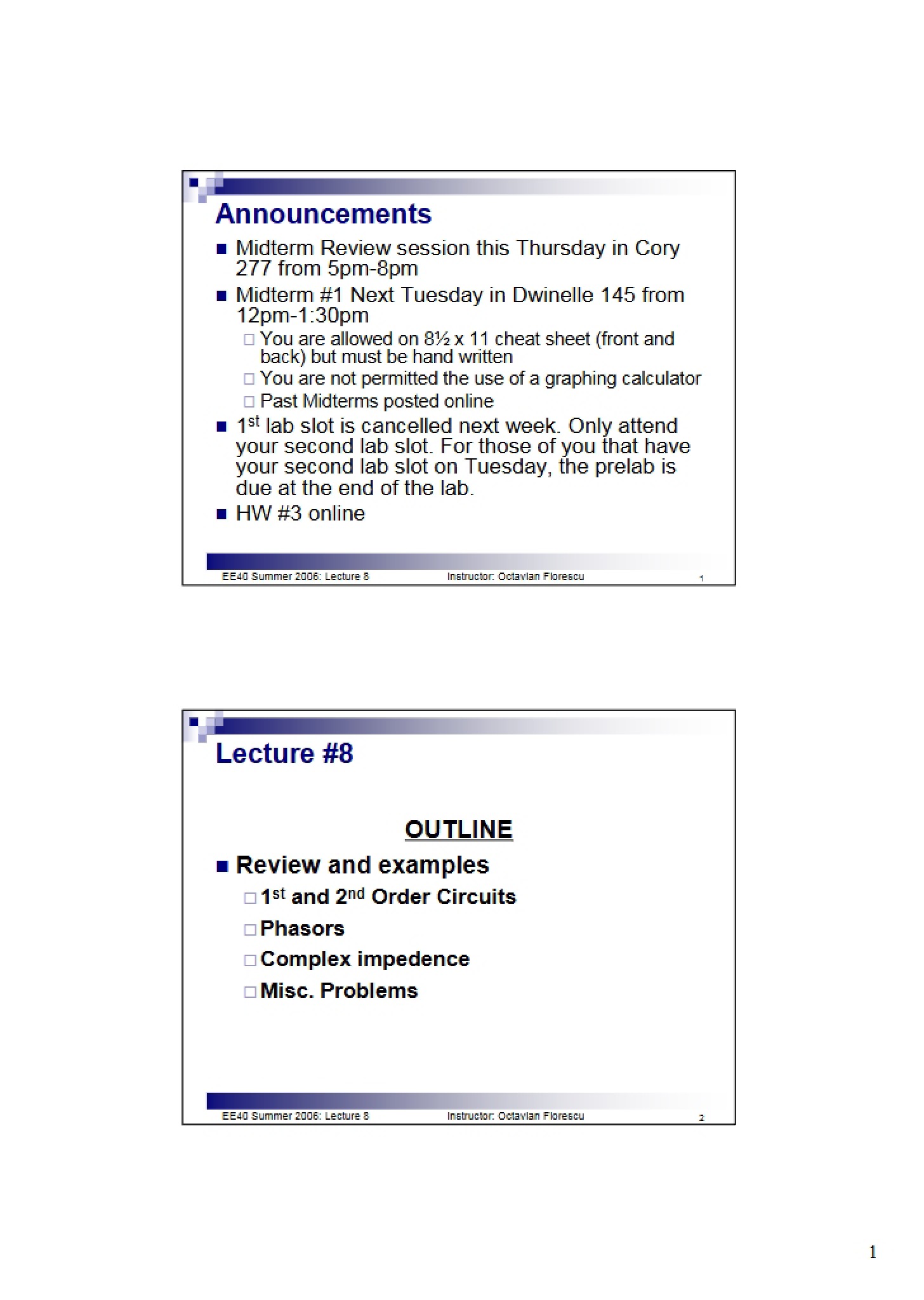 Study Notes