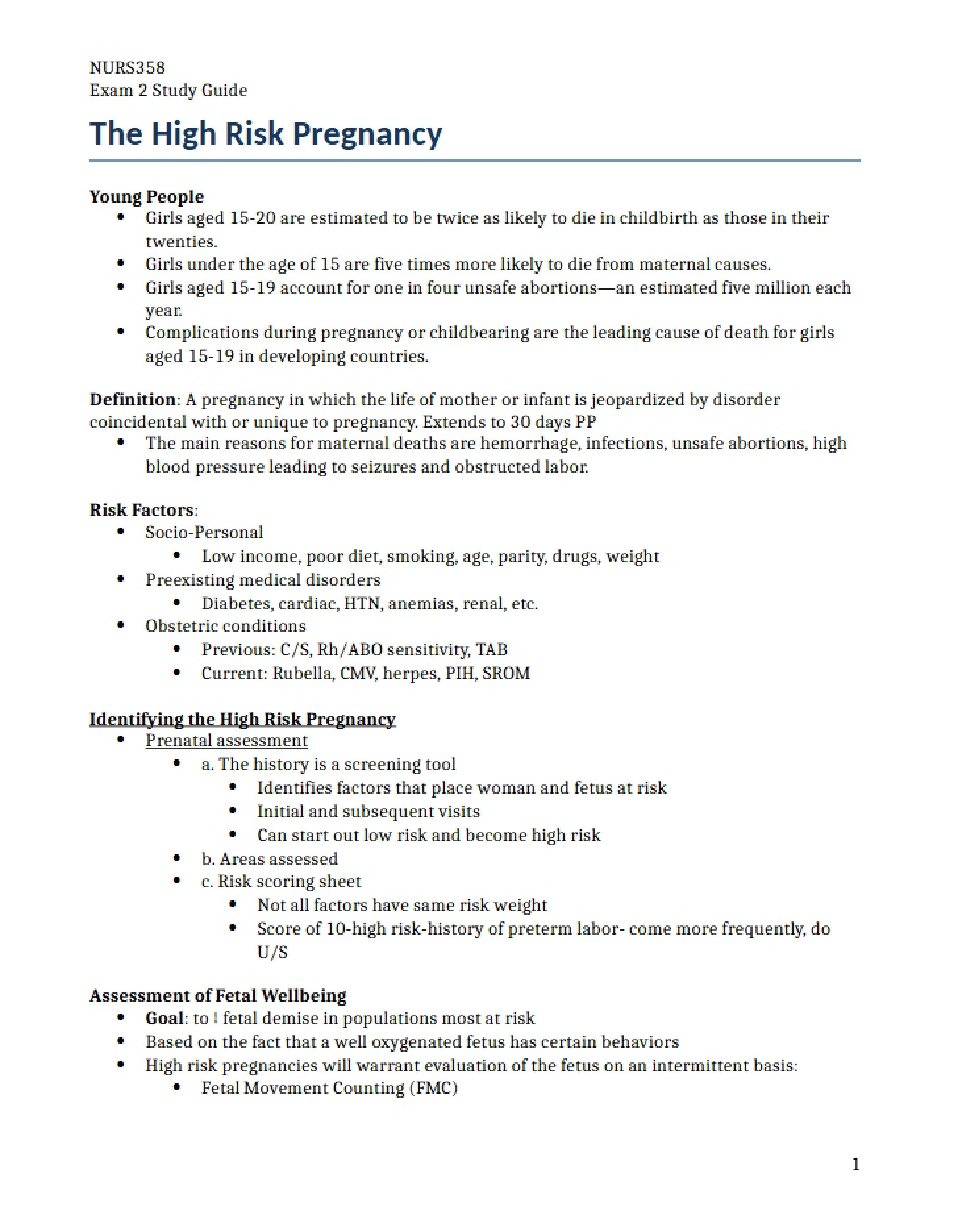 Exam 2 Study Guide