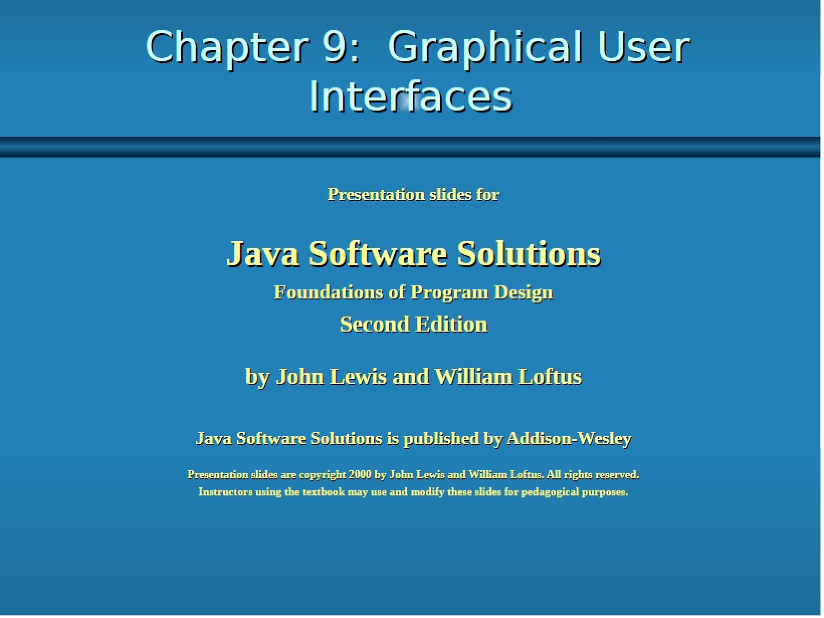 Solutions for Java Software