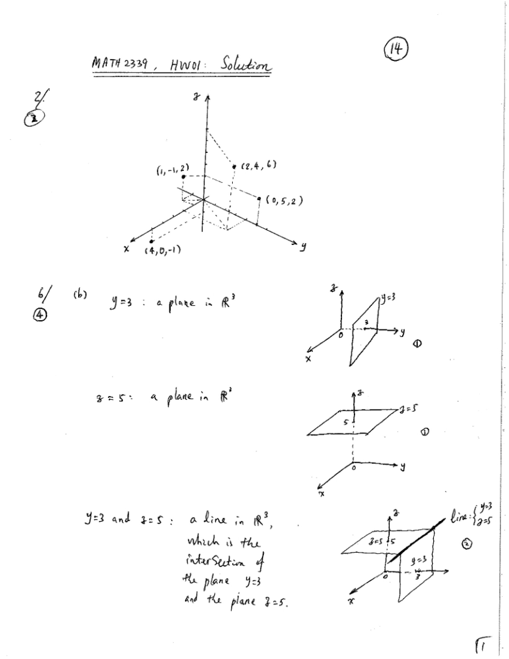 Homework 01 Solution (Part 2)
