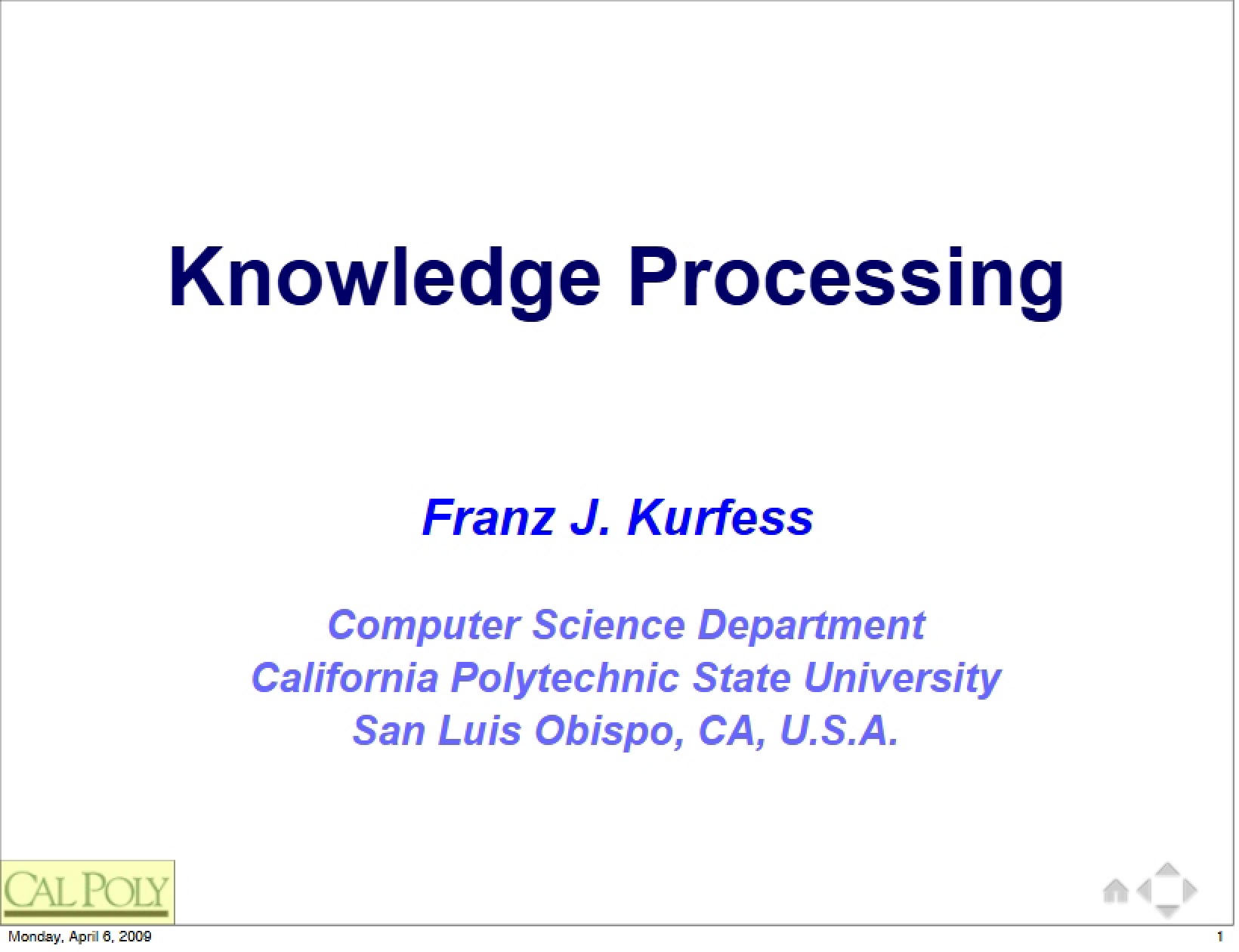 KM Lecture 4