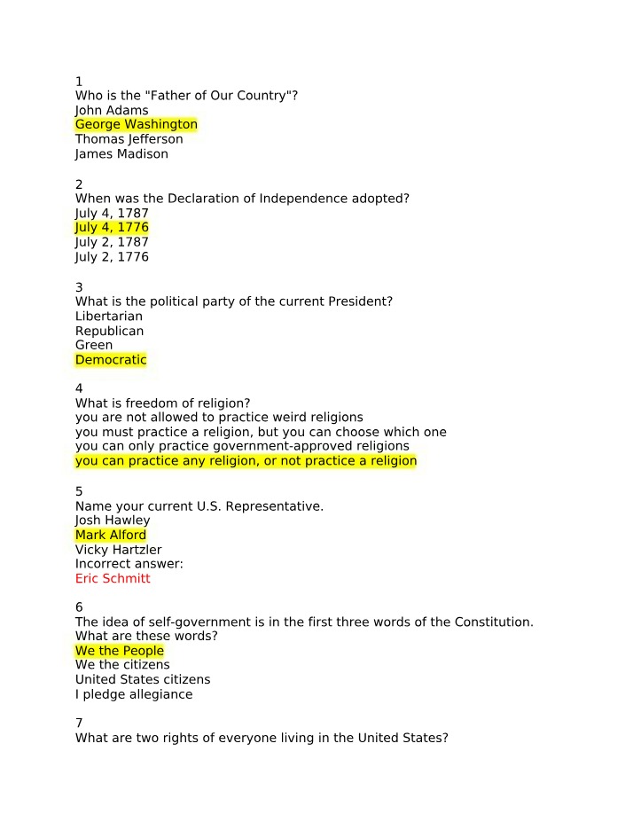 Founding Fathers and Important Dates in American History