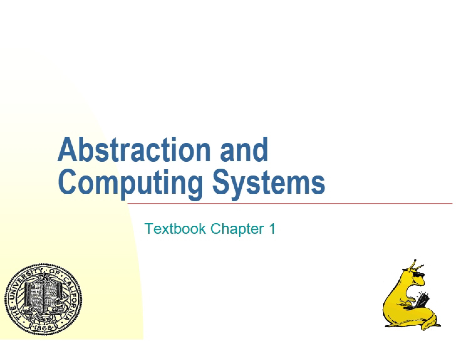 Computing Systems and Abstraction