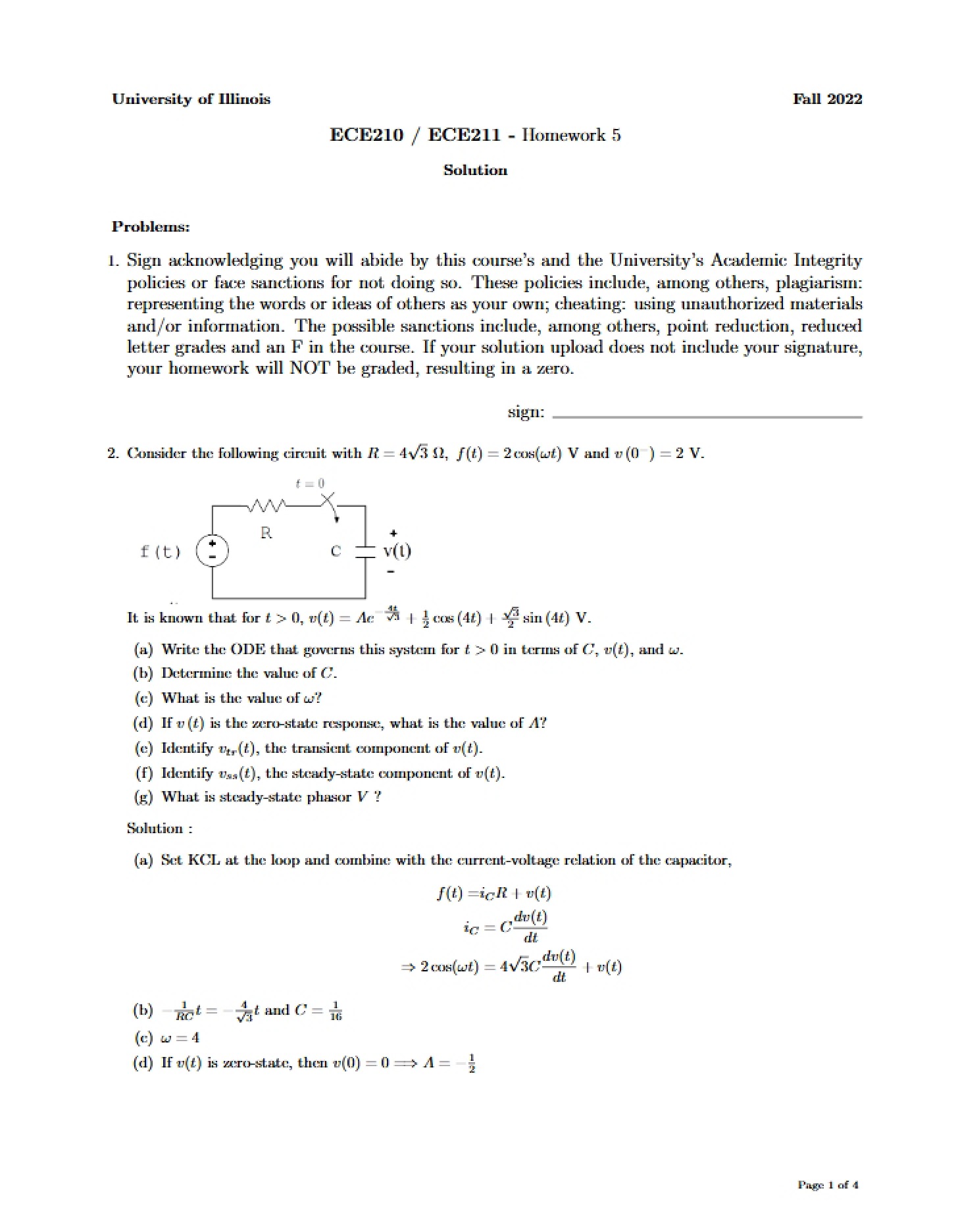 Fifth Homework