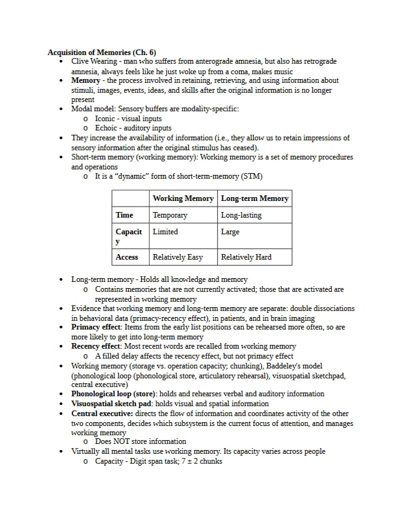 Second Exam Study Guide