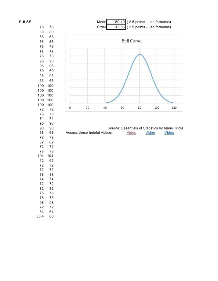 Probability Calculations and Bell Curve - Essentials of Statistics by Mario Triola