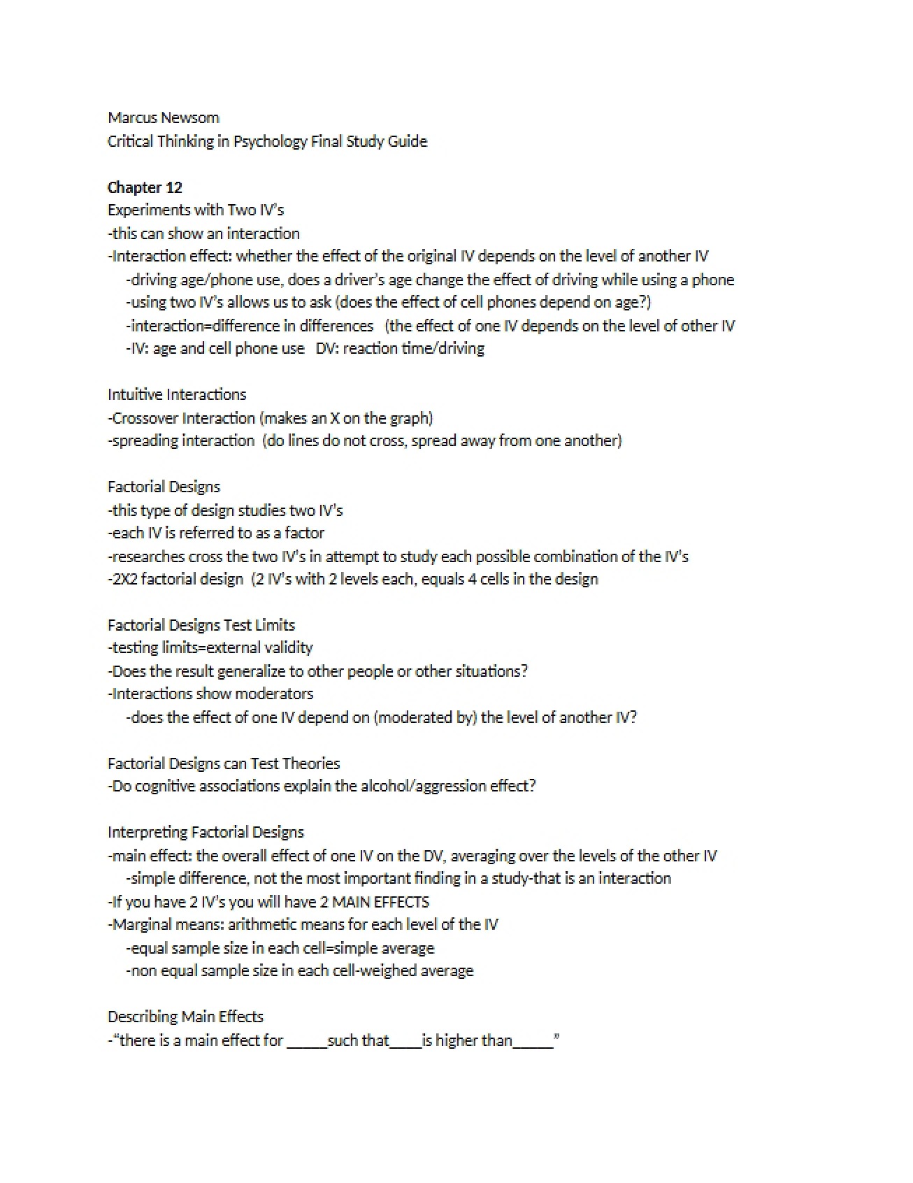 Introduction to the Field of Critical Thinking in Psychology