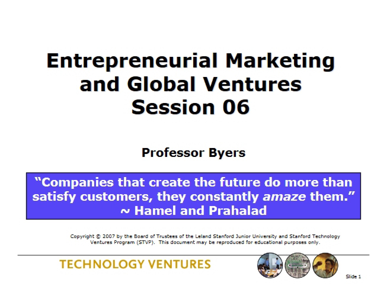 Technology Entrepreneurship Study Notes (Set 5)