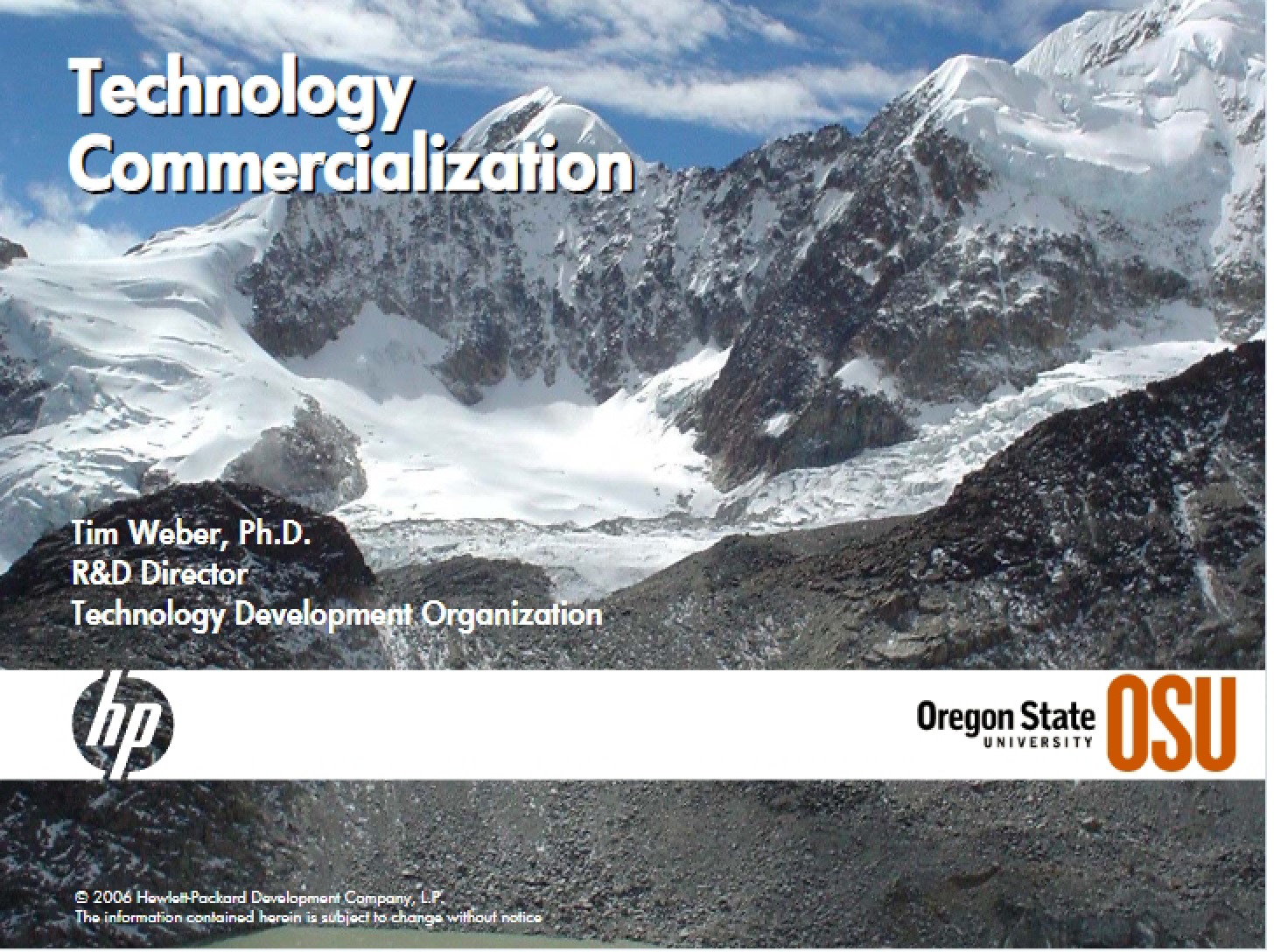 Commercialization of Technology