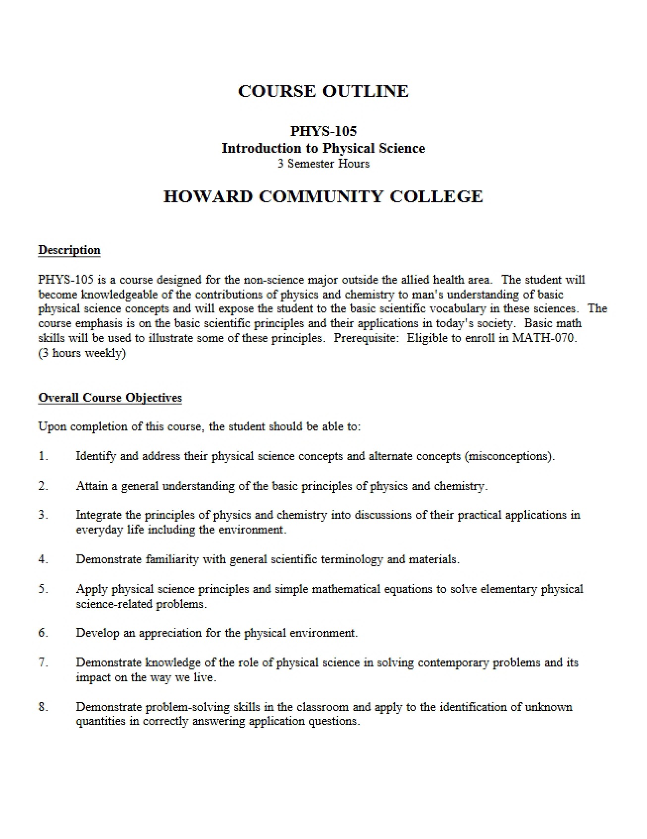 PHYS 105 Class Guide