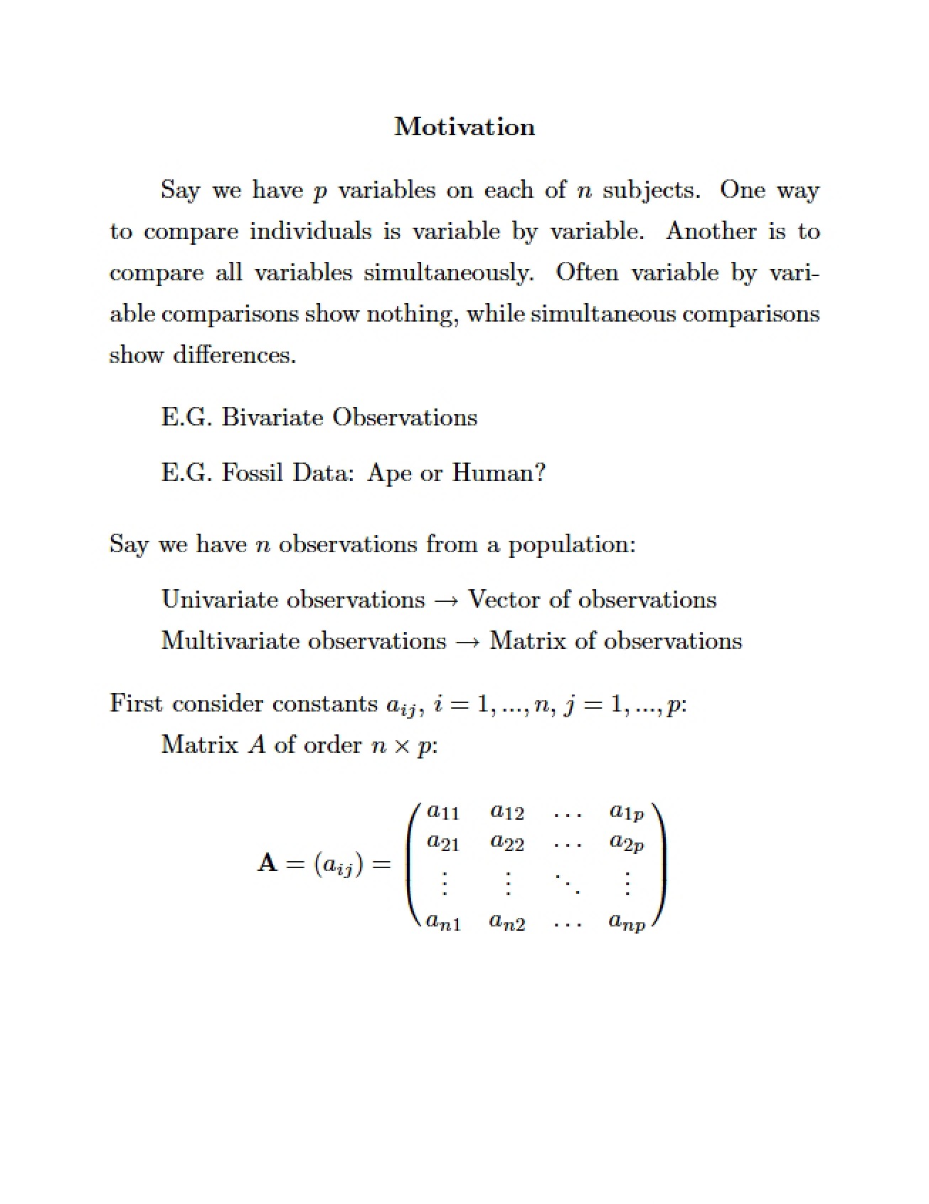 Lecture 1