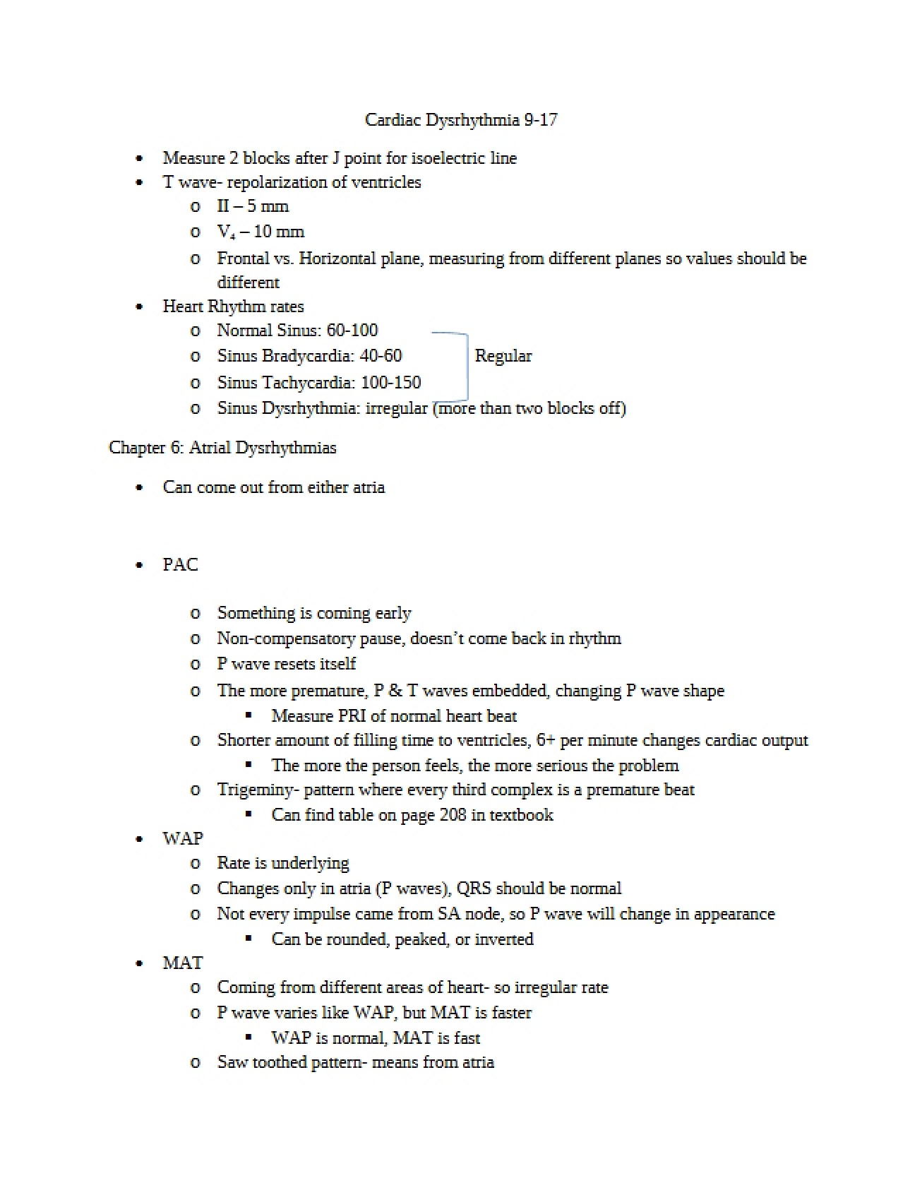 Guide to Cardiac Dysrhythmia