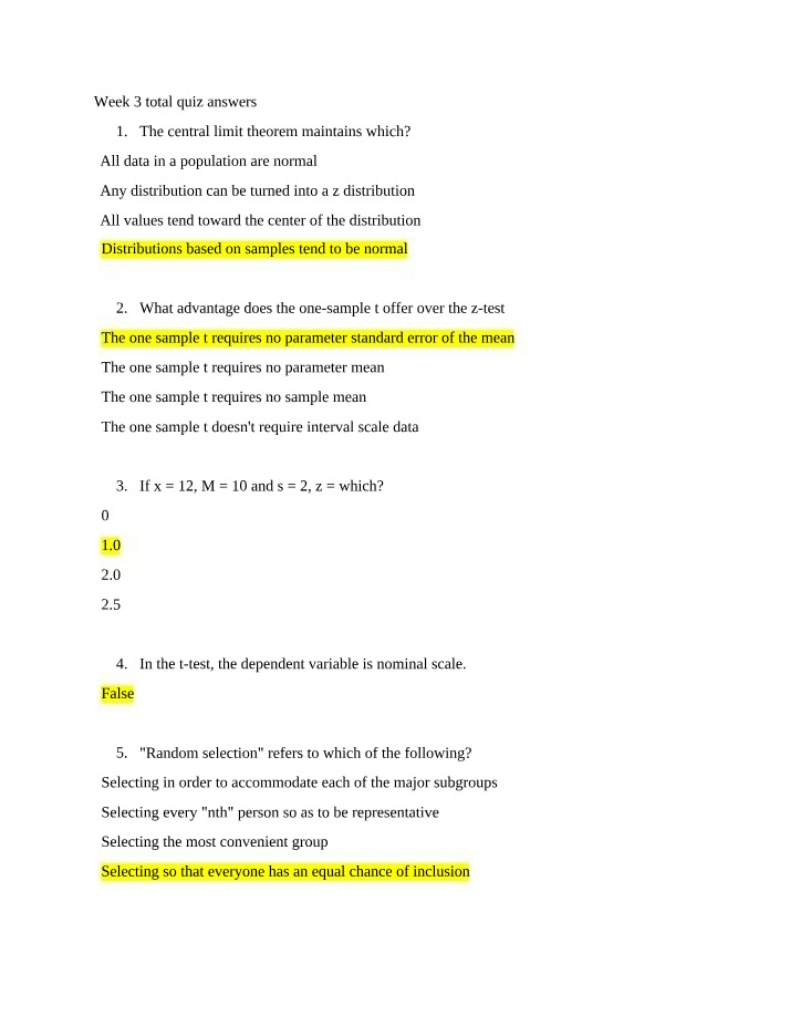 Week 3 Quiz Answers