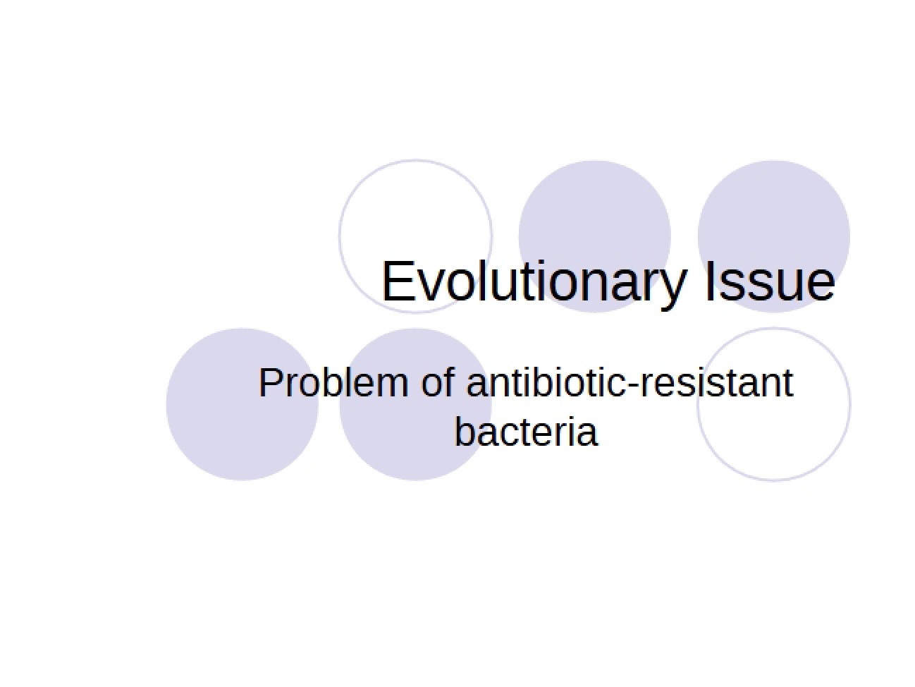 Contemporary Evolutionary Challenges