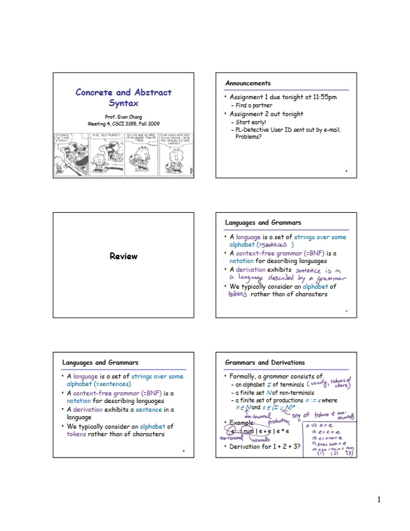 Abstract and Concrete Syntax