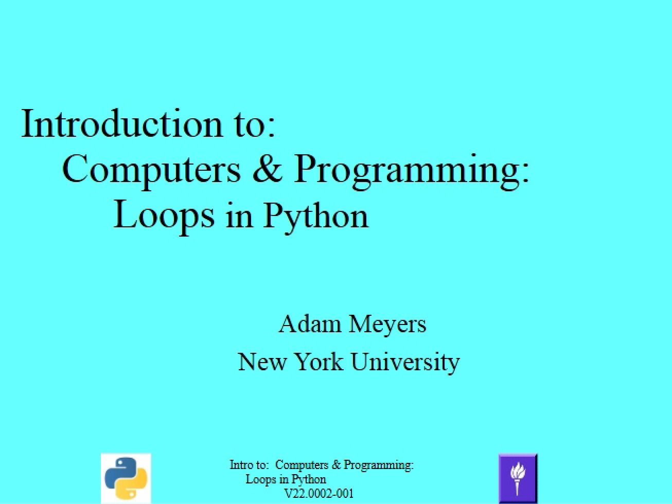Python Loops