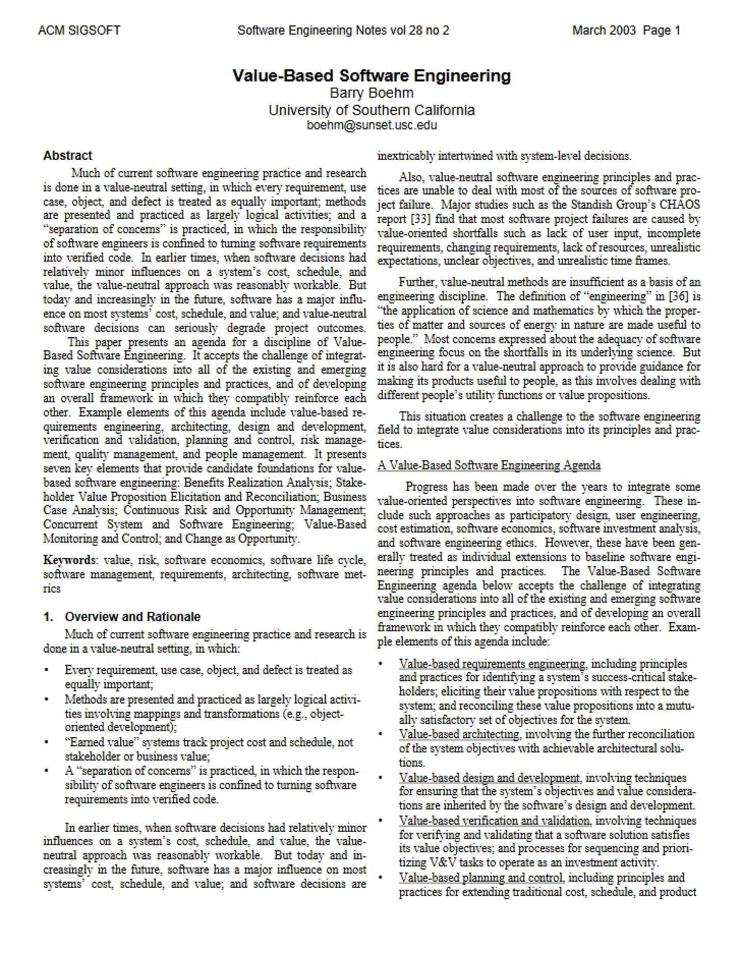 USC CSE Report 2003-521