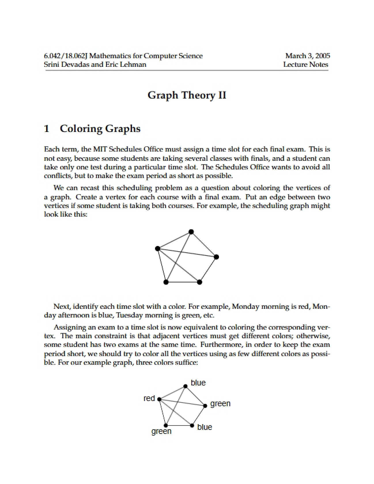Theory of Graphs Part 2